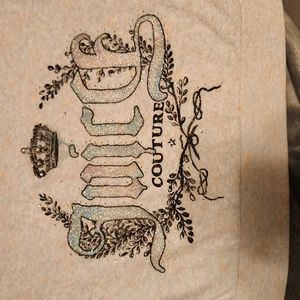 Vintage Juicy Couture Zip Up Terry Cloth Hoodie Size Large